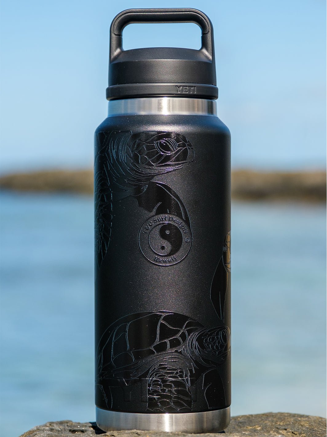 T&C Surf 36 oz Laniakea Rambler Yeti Bottle with Chug Cap - T&C Surf Designs