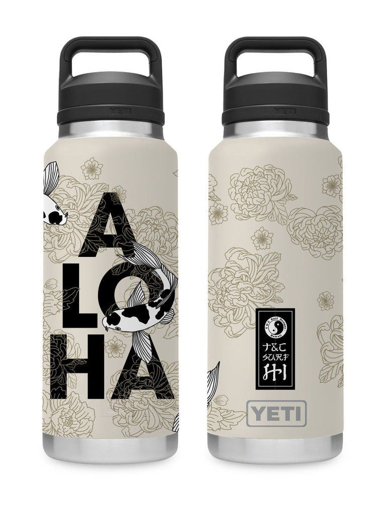 T&C Surf 36 oz Koiloha Rambler Yeti Bottle with Chug Cap – T&C
