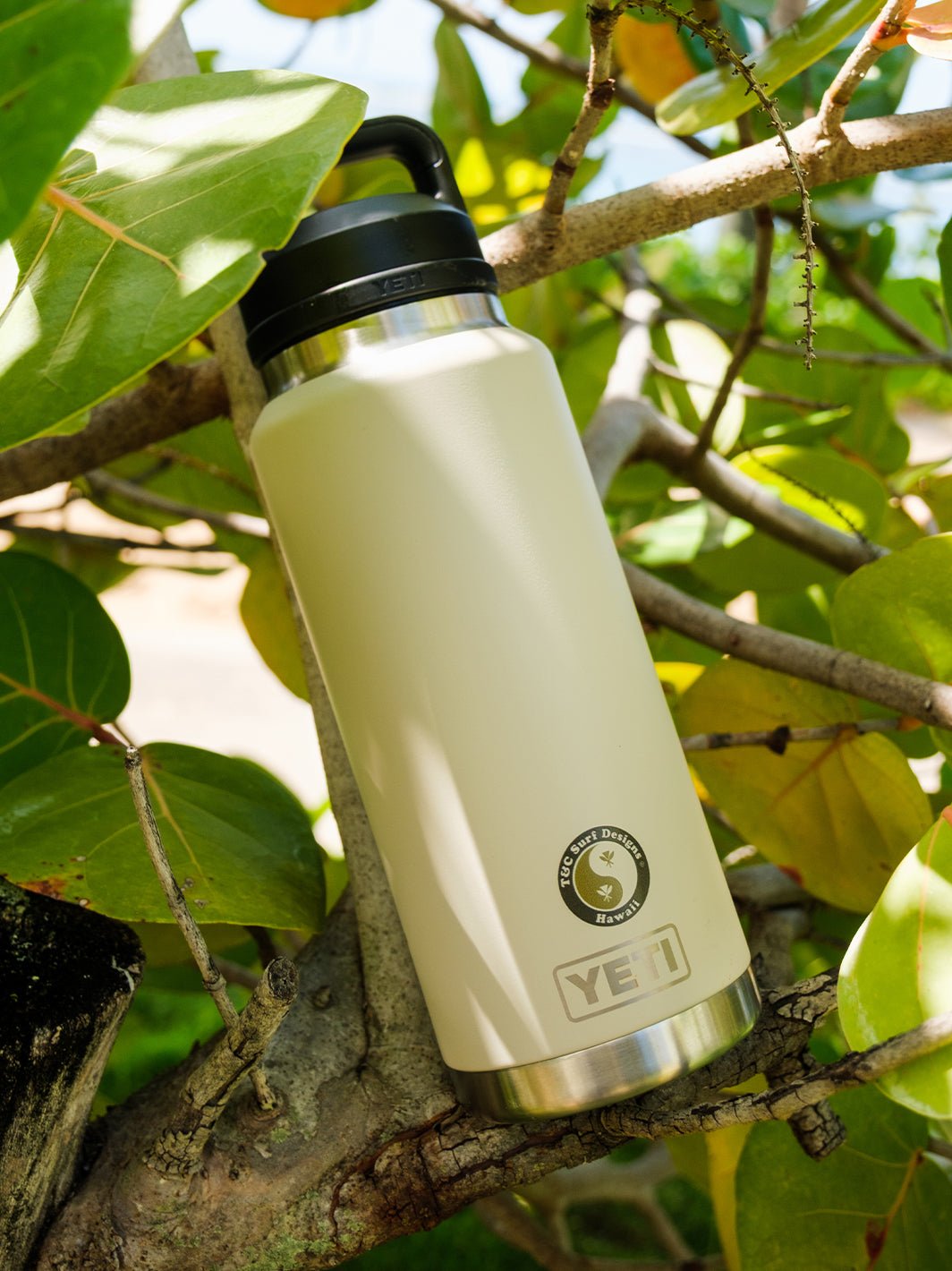T&C Surf Designs T&C Surf 36 oz Aina Rich Rambler Yeti Bottle with Chug Cap,