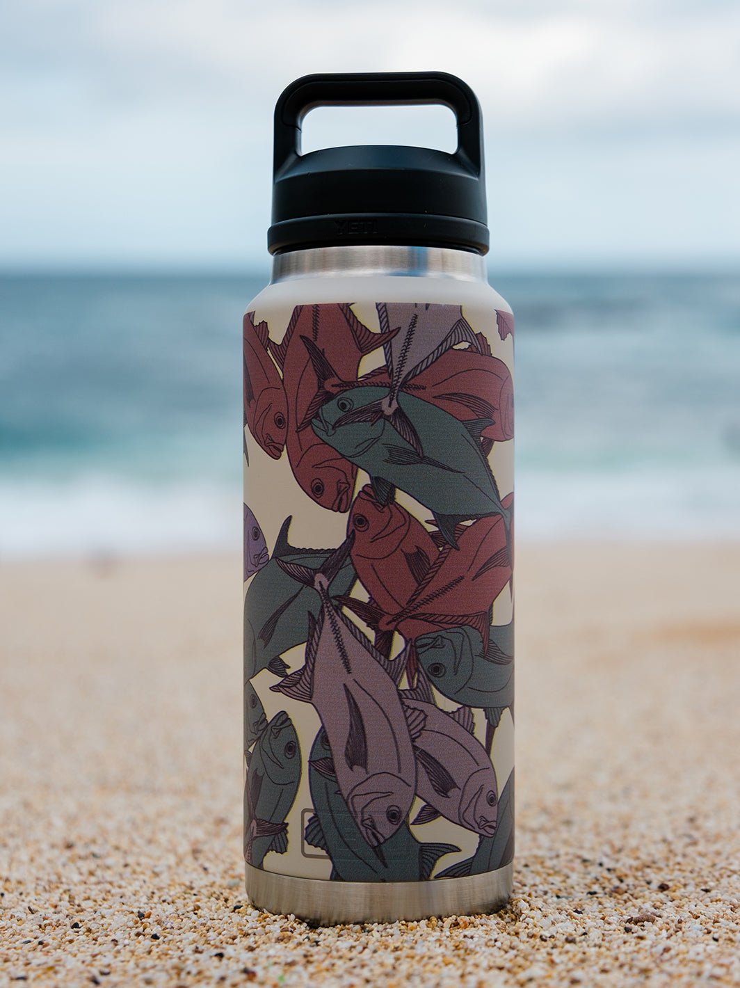 T&C Surf Designs T&C Surf 36 oz Ulua Sea Camo Rambler Yeti Bottle with Chug Cap,