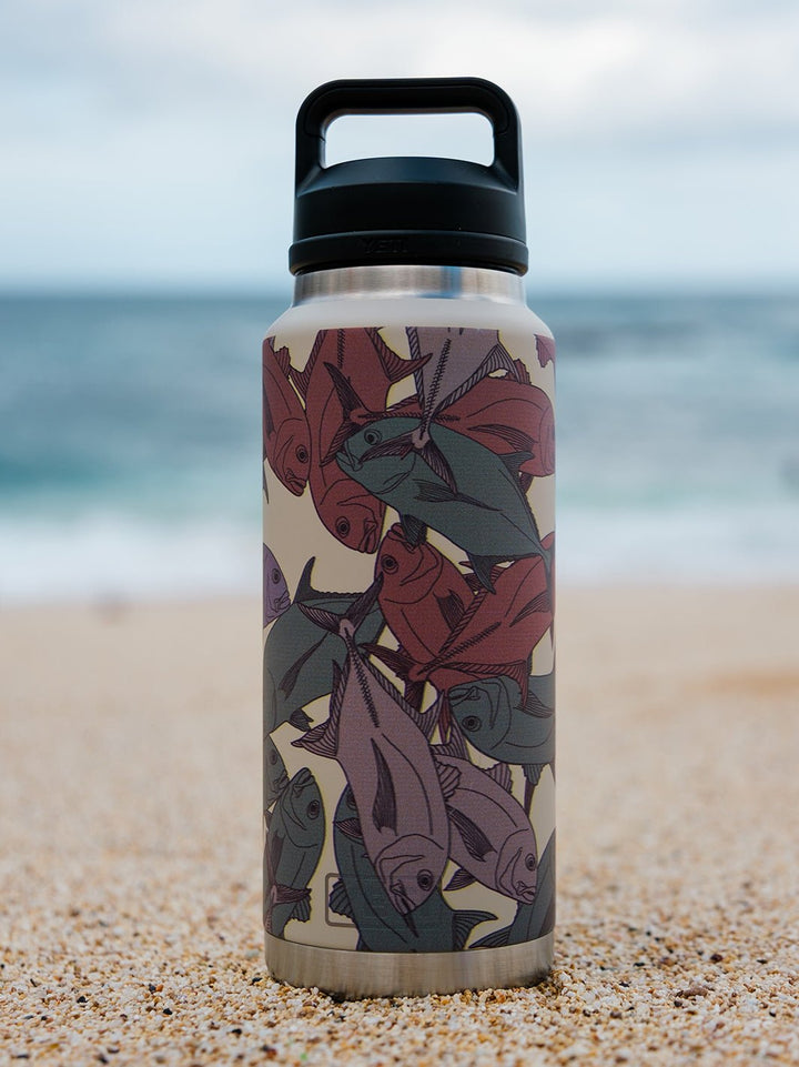 T&C Surf Designs T&C Surf 36 oz Ulua Sea Camo Rambler Yeti Bottle with Chug Cap,