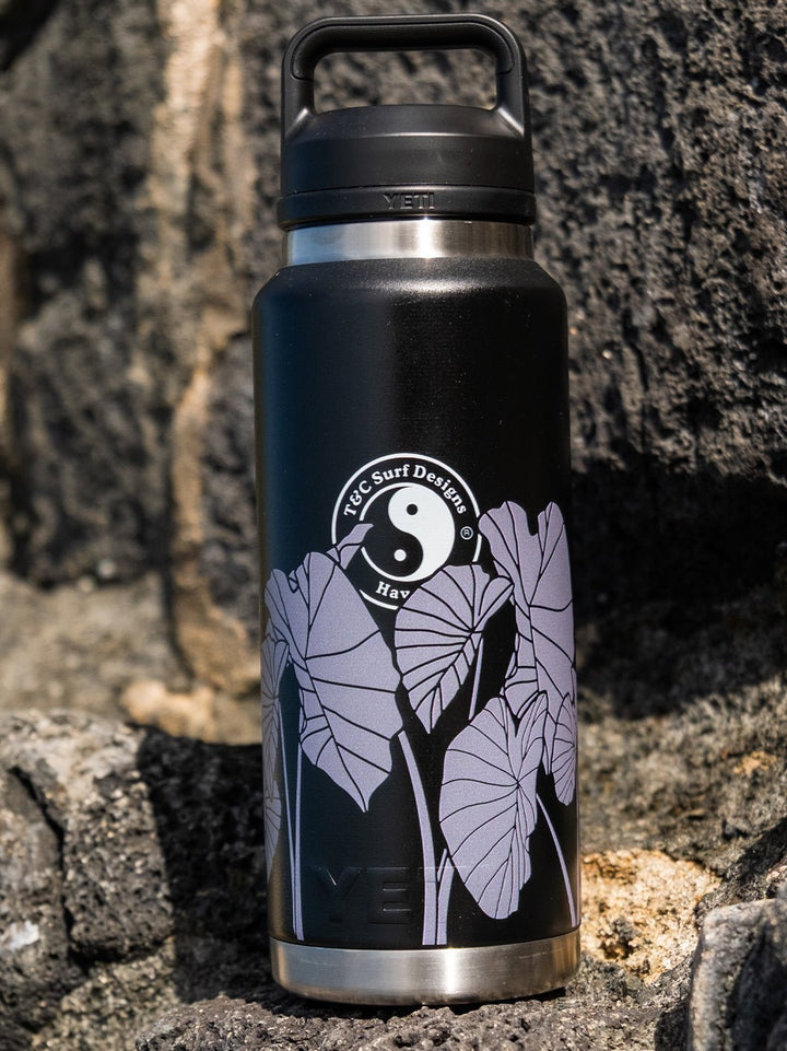 T&C Surf Designs T&C Surf 36 oz Luau Rambler Yeti Bottle with Chug Cap,