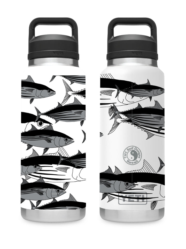 T&C Surf 36 oz Ahi Lines Rambler Yeti Bottle with Chug Cap - T&C Surf Designs