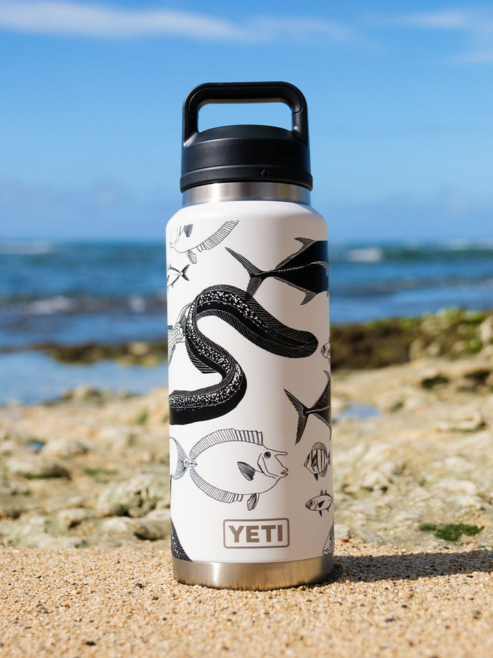 T&C Surf 36 oz Under Da Sea Rambler Yeti Bottle with Chug Cap - T&C Surf Designs