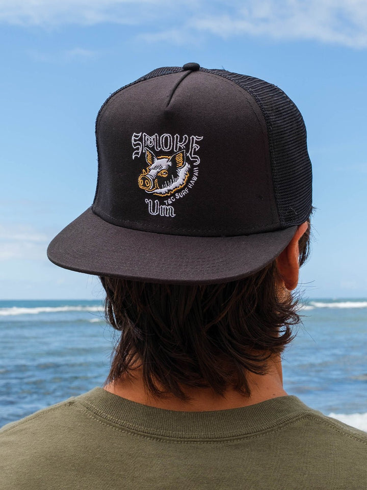 T&C Surf Designs Smoke Um Cap, Black Regular