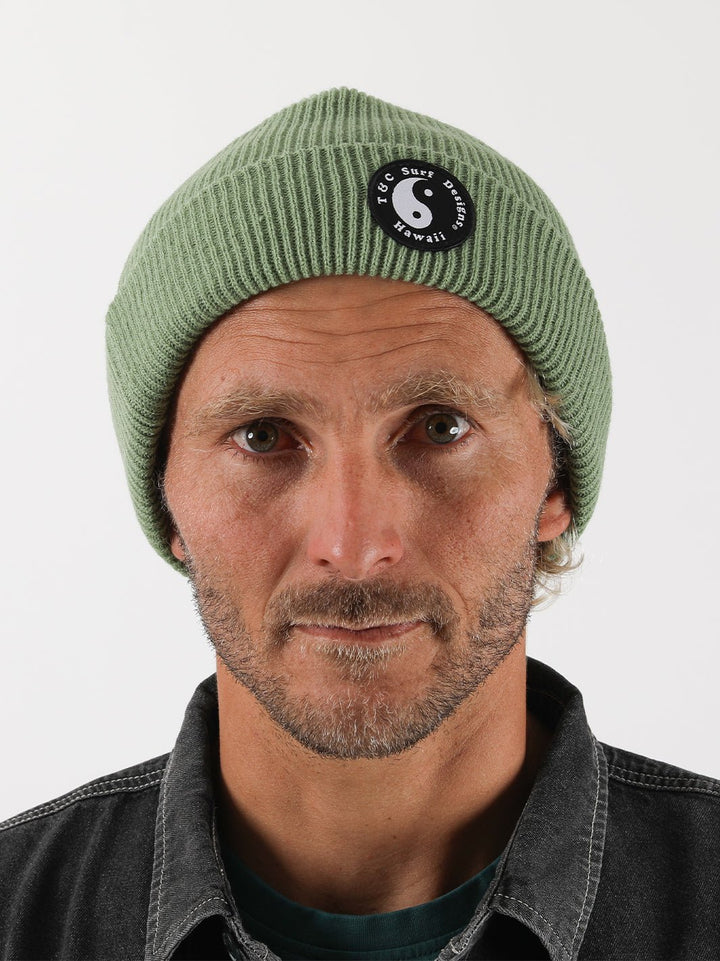 Australia OG Beanie Olive - T&C Surf Designs