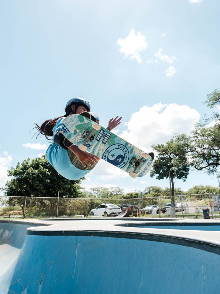 T&C Surf Designs Stoke and Aloha Skateboard Deck,
