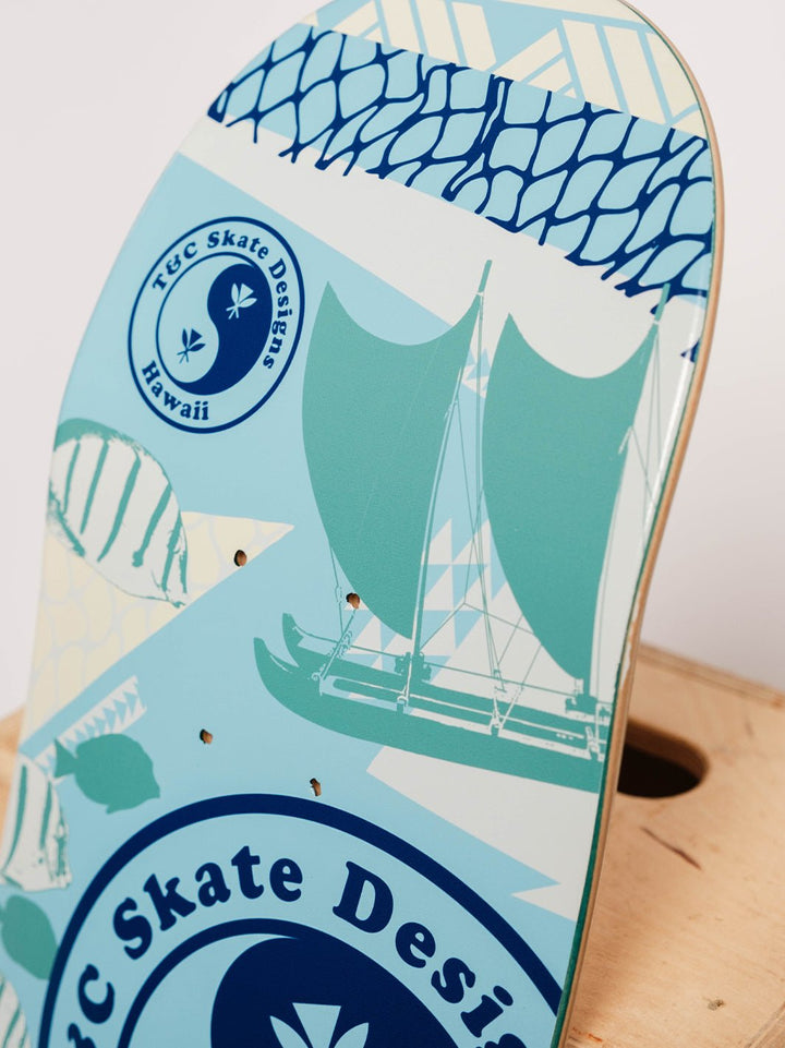 Stoke and Aloha Skateboard Deck - T&C Surf Designs