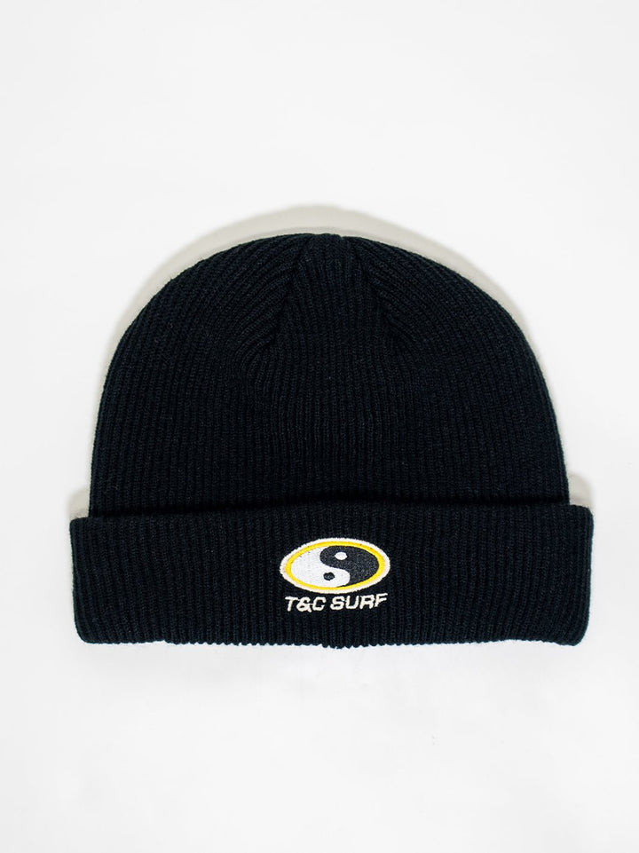 Australia Cylinder Beanie Black - T&C Surf Designs