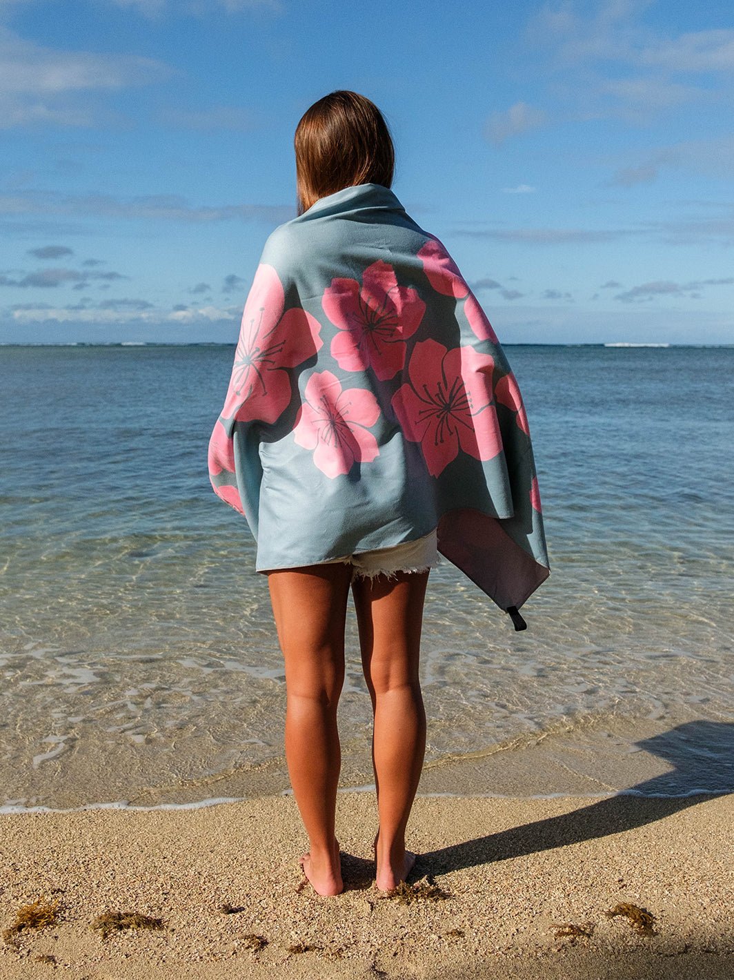 T&C Surf Designs Balance of Flowers Microfiber Towel,