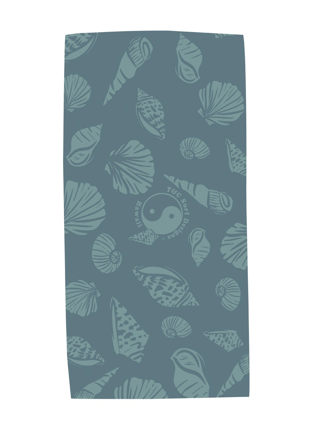 T&C Surf Designs Watercolor Shells Microfiber Towel,