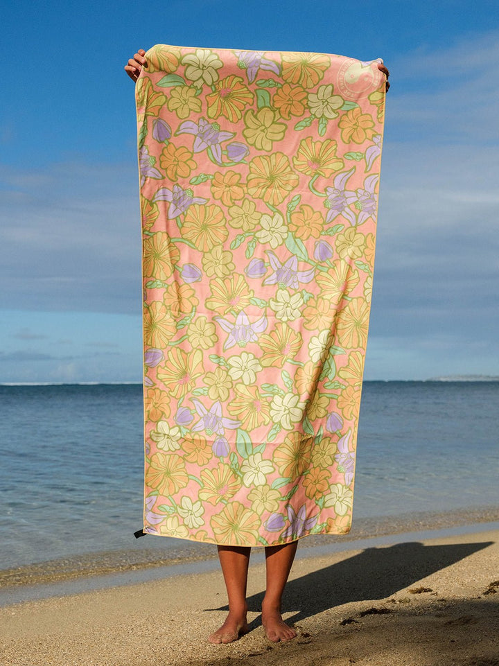 T&C Surf Designs Graphic Floral Microfiber Towel,