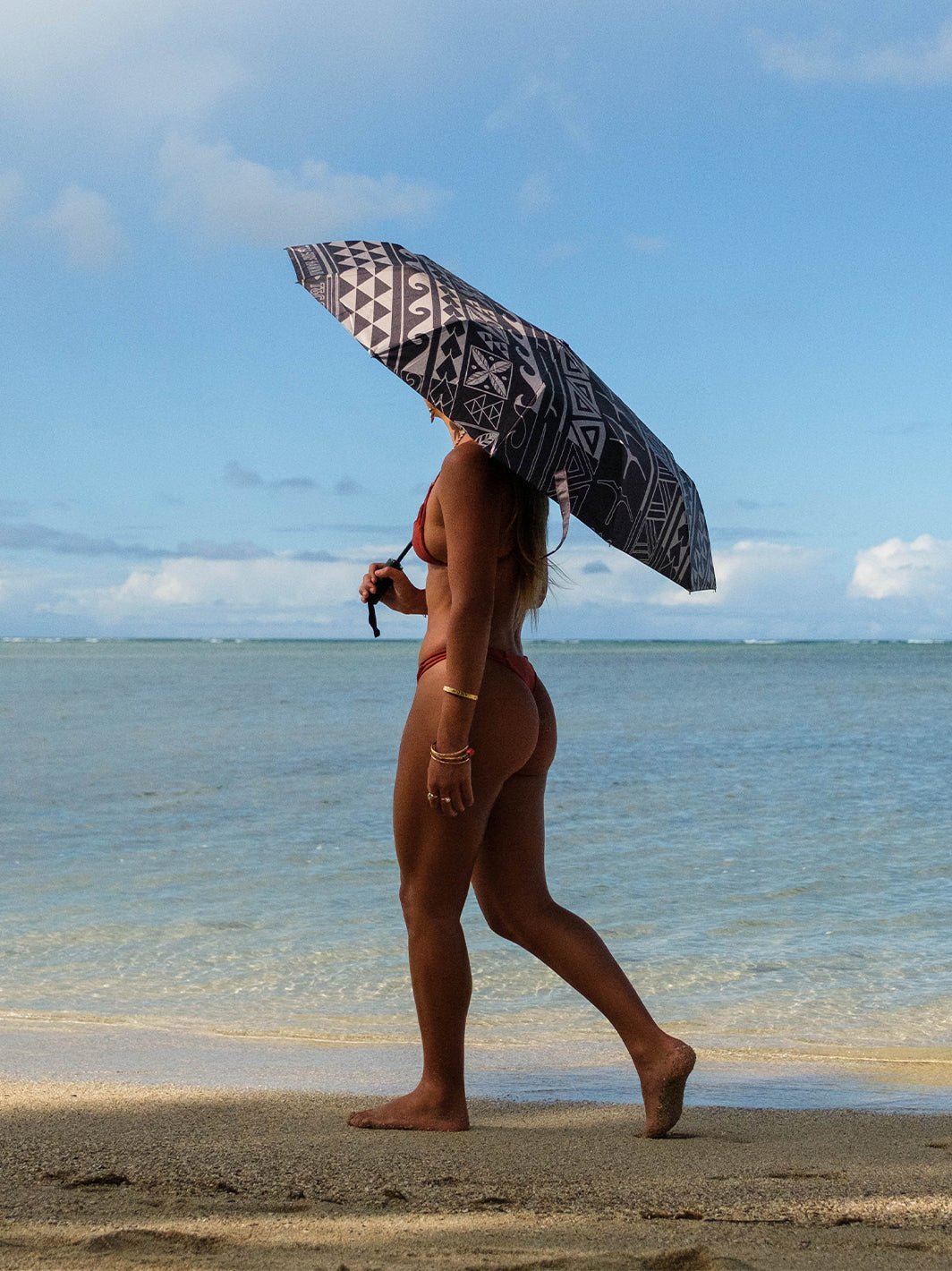 T&C Surf Designs Iwa Tapa Umbrella,