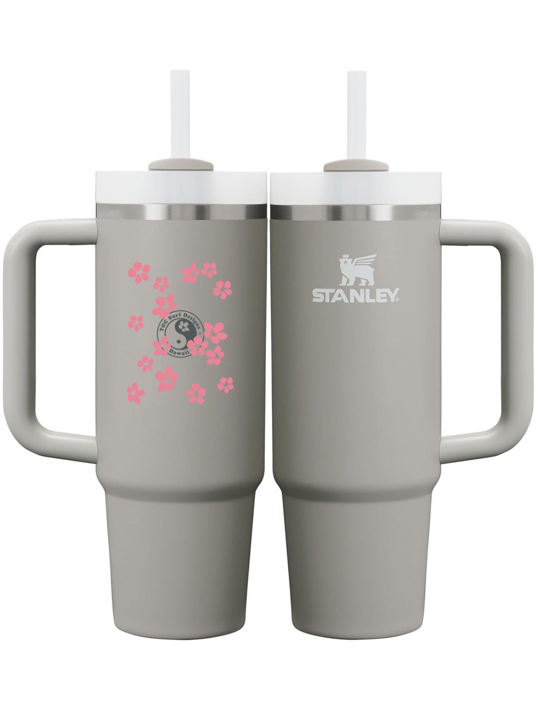 T&C Surf Designs T&C Surf 40 oz Plum Blossom Stanley Quencher H2.0 Flowstate™ Tumbler, 