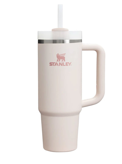 T&C Surf Designs Stanley Quencher H2.0 Flowstate™ 40 oz Tumbler, Rose Quartz 2.0