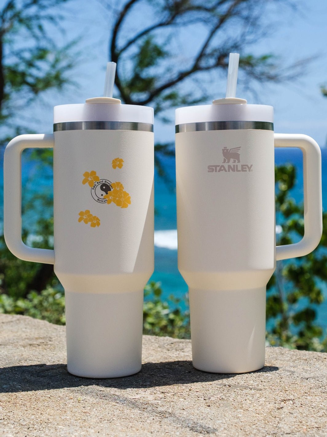 T&C Surf Designs T&C Surf 40 oz Puakenikeni Stanley Quencher H2.0 Flowstate™ Tumbler, 