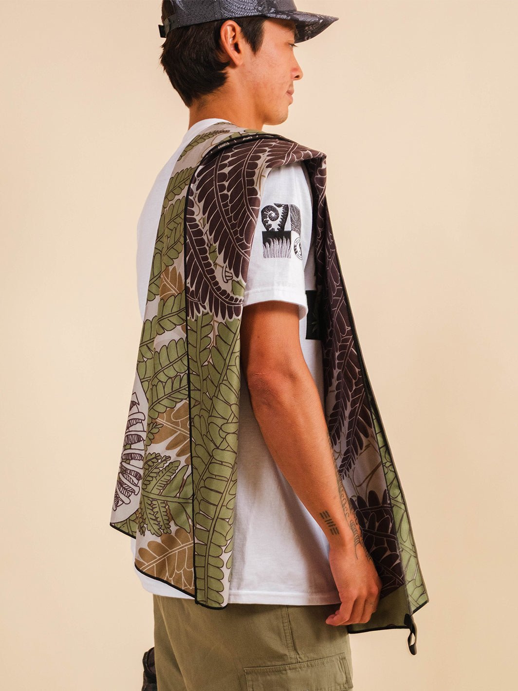 Fern Camo Microfiber Towel - T&C Surf Designs