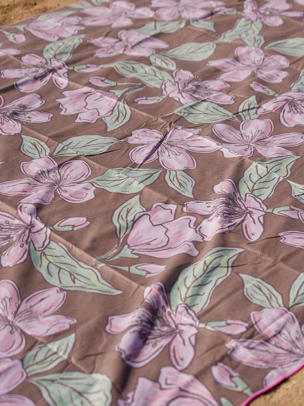 Sakura Sketch Microfiber Towel Blanket - T&C Surf Designs