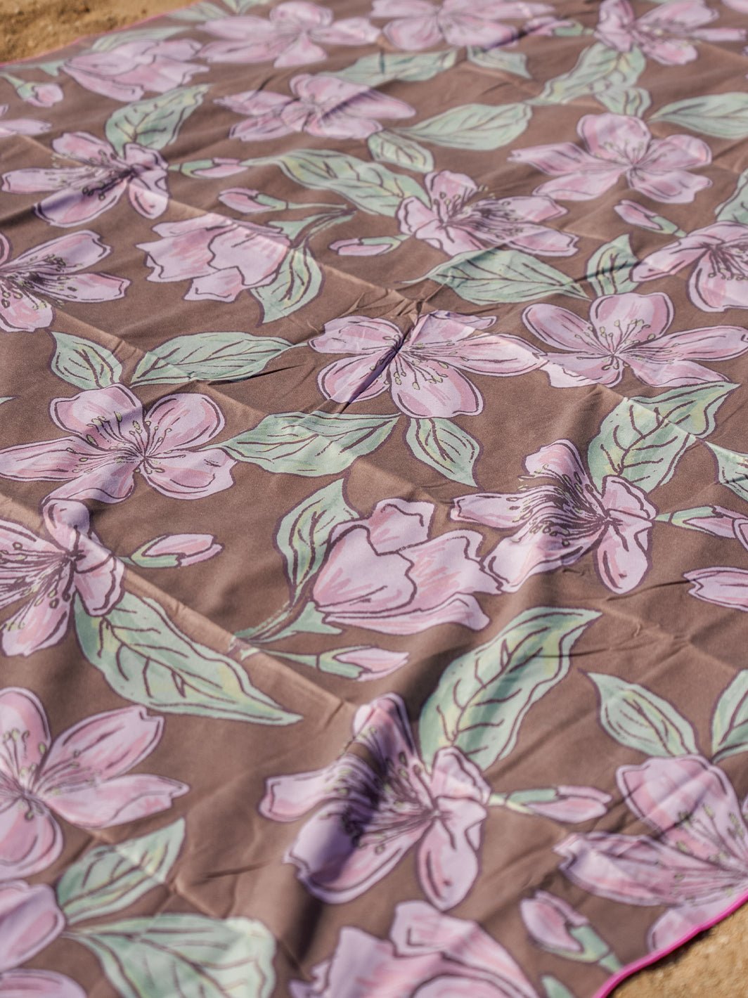 Sakura Sketch Microfiber Towel Blanket - T&C Surf Designs