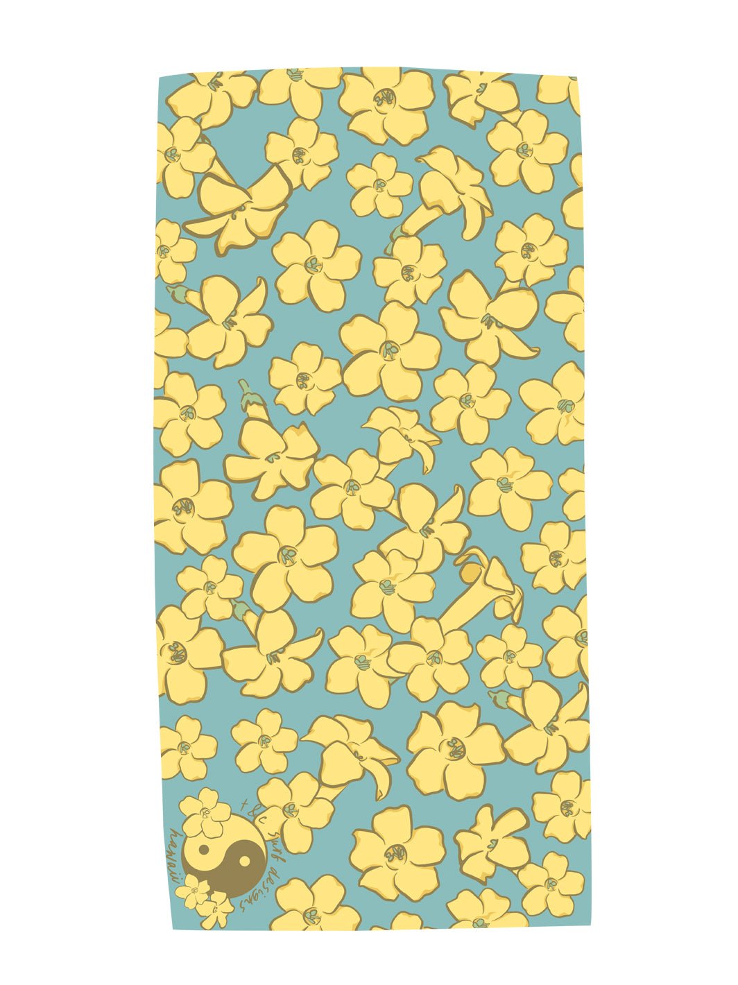 Plenty Puakenikeni Microfiber Towel - T&C Surf Designs
