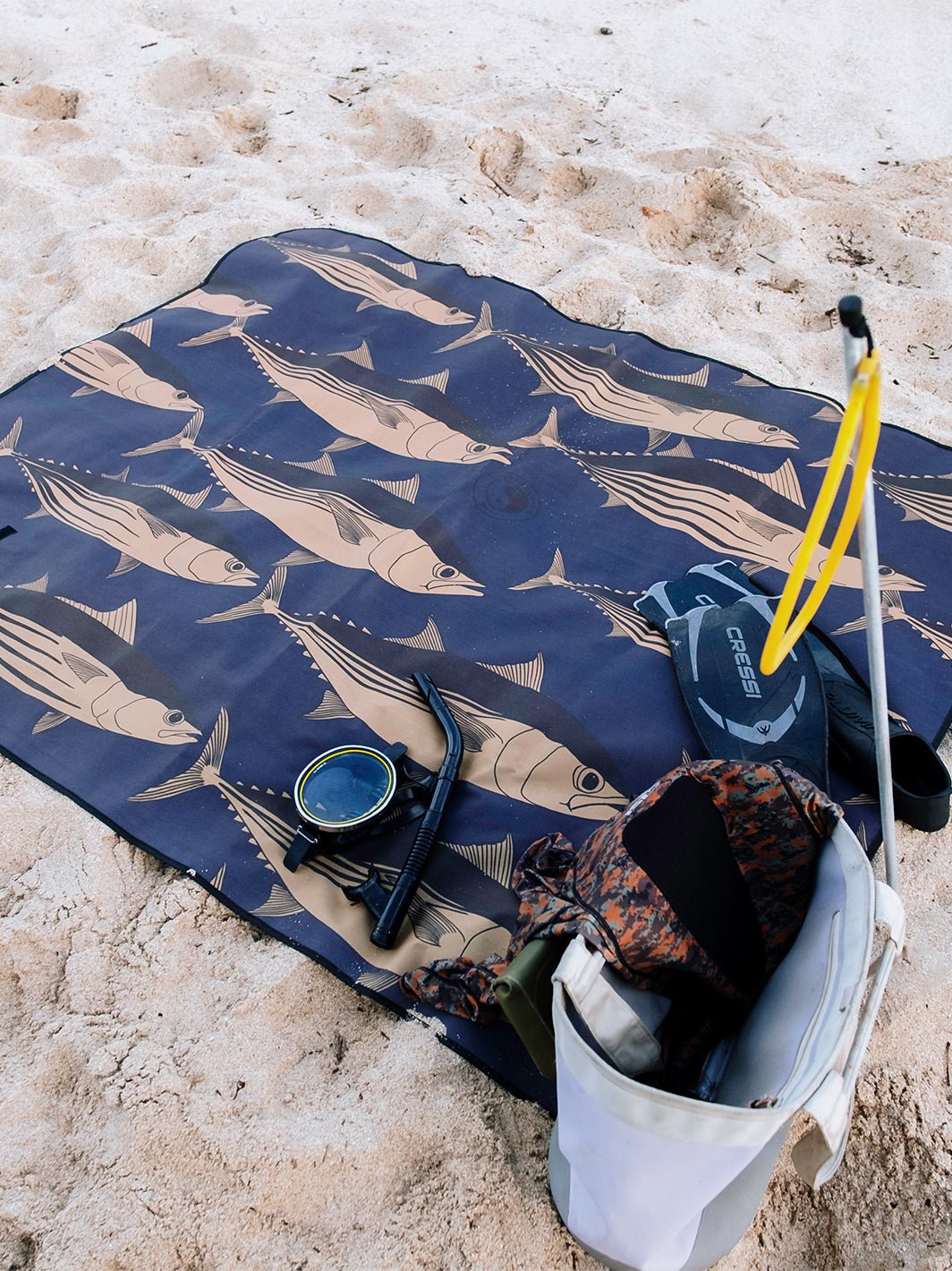 Ahi Lines Thick Beach Mat - T&C Surf Designs