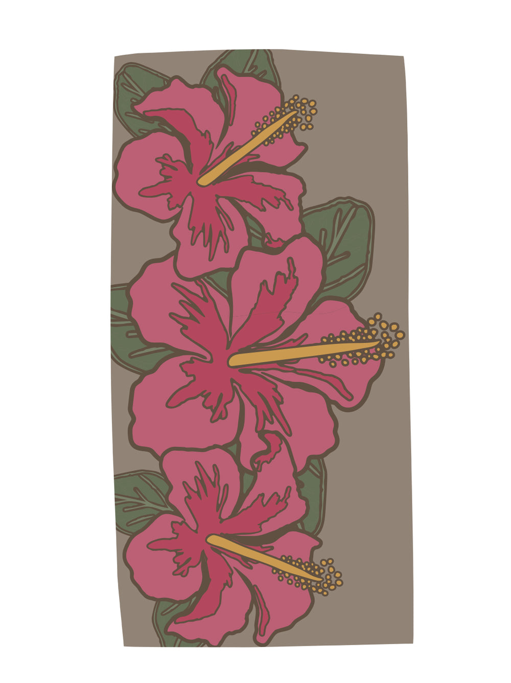 T&C Surf Designs Dark Floral Microfiber Towel,