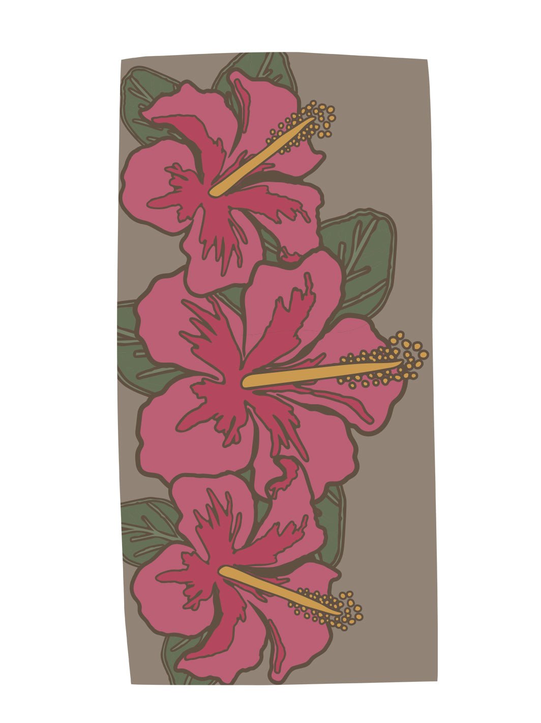 T&C Surf Designs Dark Floral Microfiber Towel,