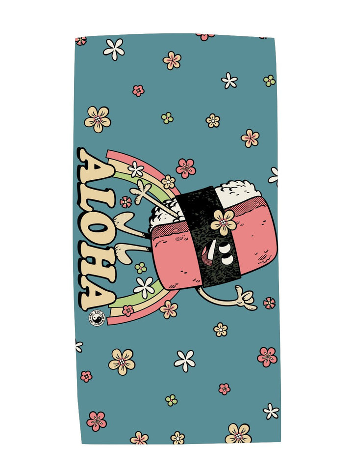 T&C Surf Designs Aloha Musubi Microfiber Towel,