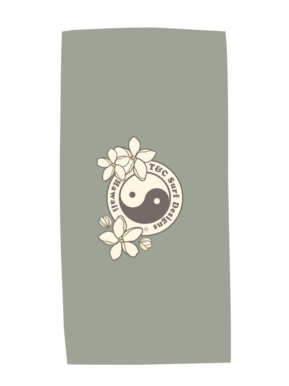 T&C Surf Designs Puakenikeni Pikake Microfiber Towel,