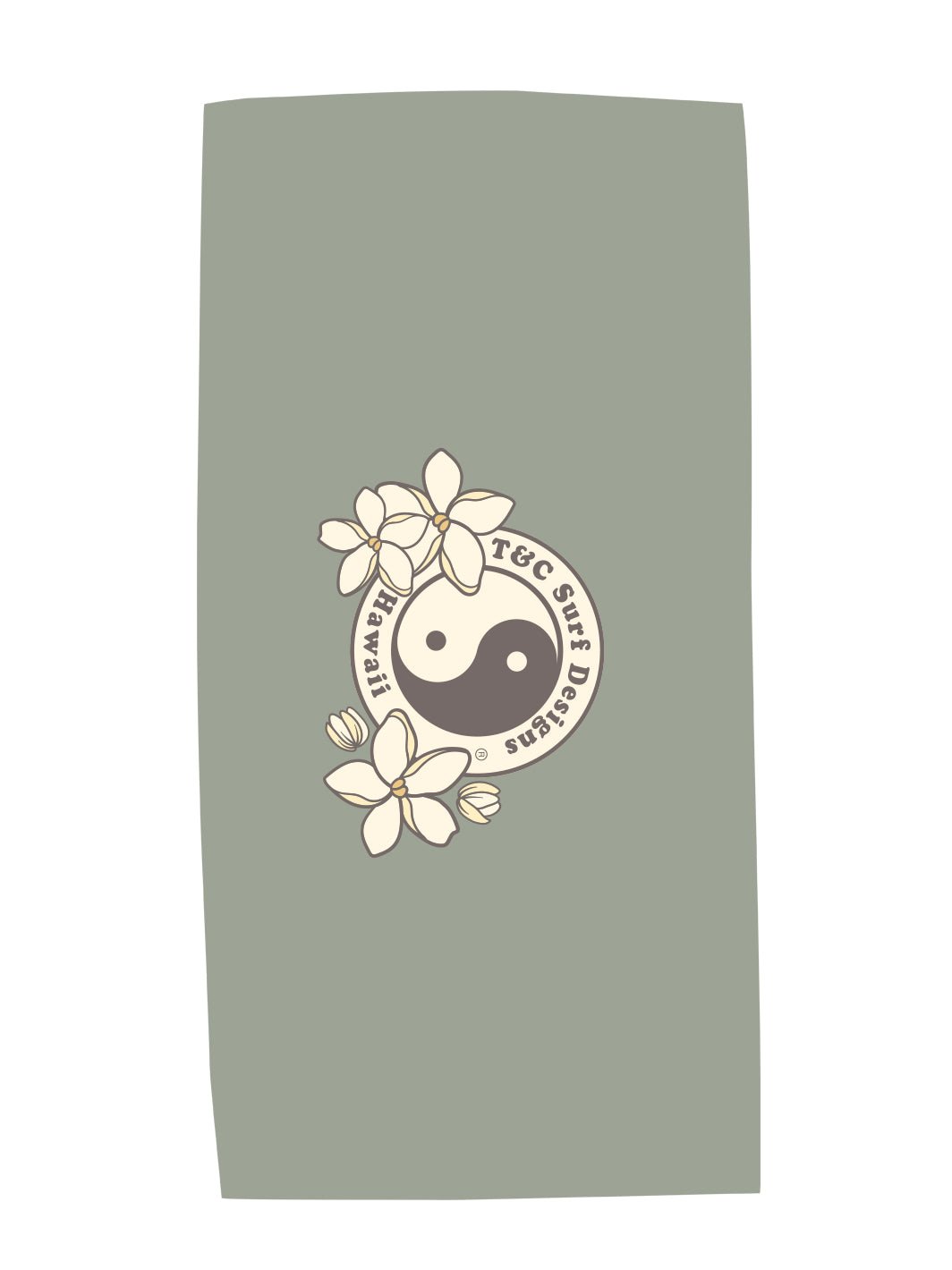 T&C Surf Designs Puakenikeni Pikake Microfiber Towel,