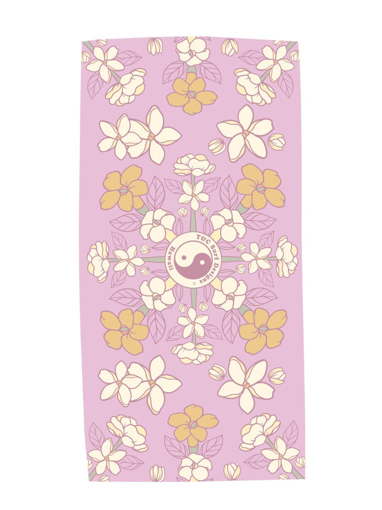 Puakenikeni Pikake Microfiber Towel – T&C Surf Designs