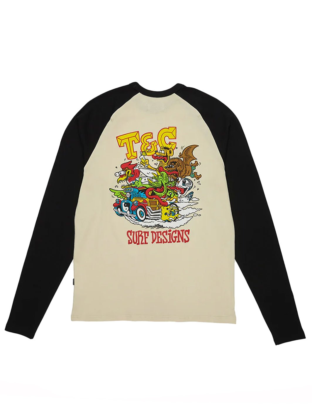 Europe Jon Fink Car Raglan - T&C Surf Designs