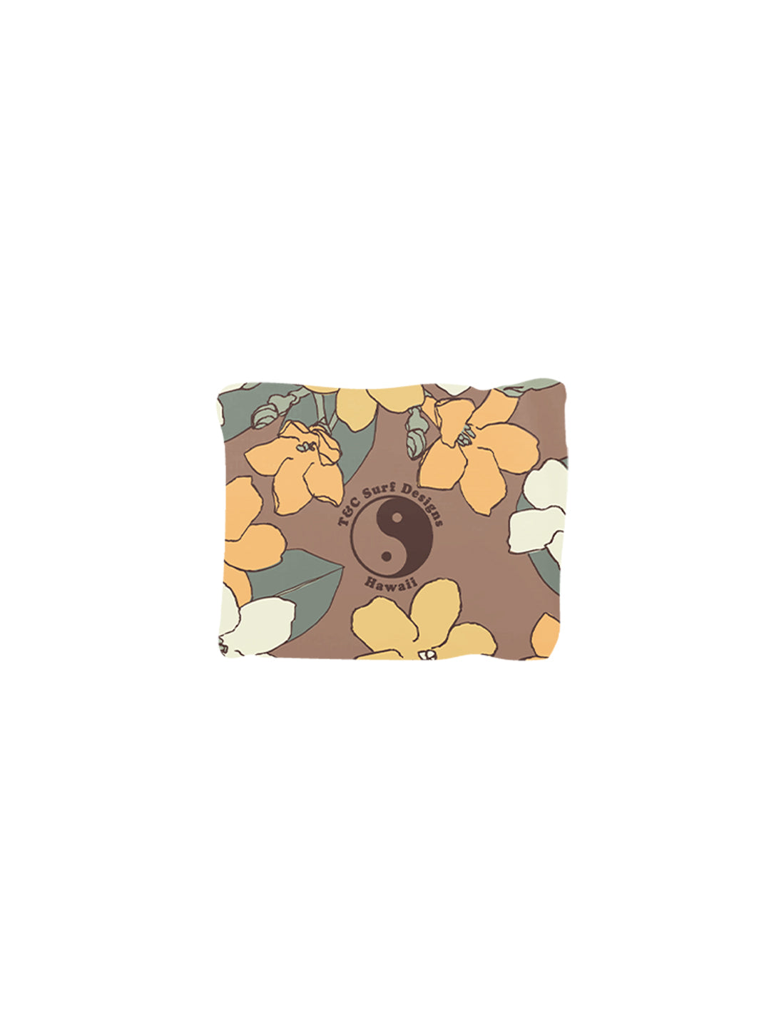 Puakenikeni Branch Small Tuck & Toss Reusable Tote Bag