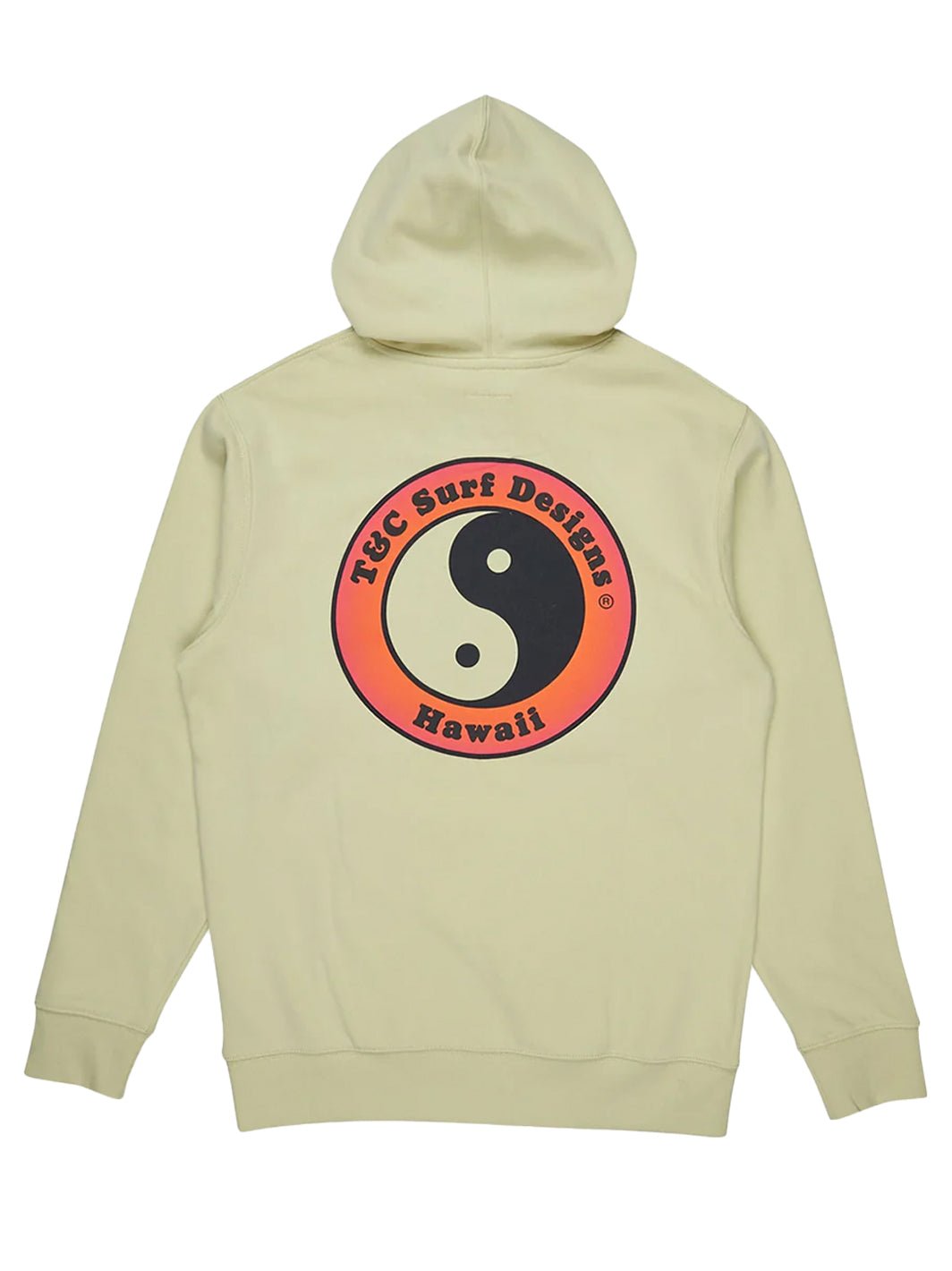 T&C Surf Designs Europe Yin Yang Hooded Sweatshirt, Used Sage / S
