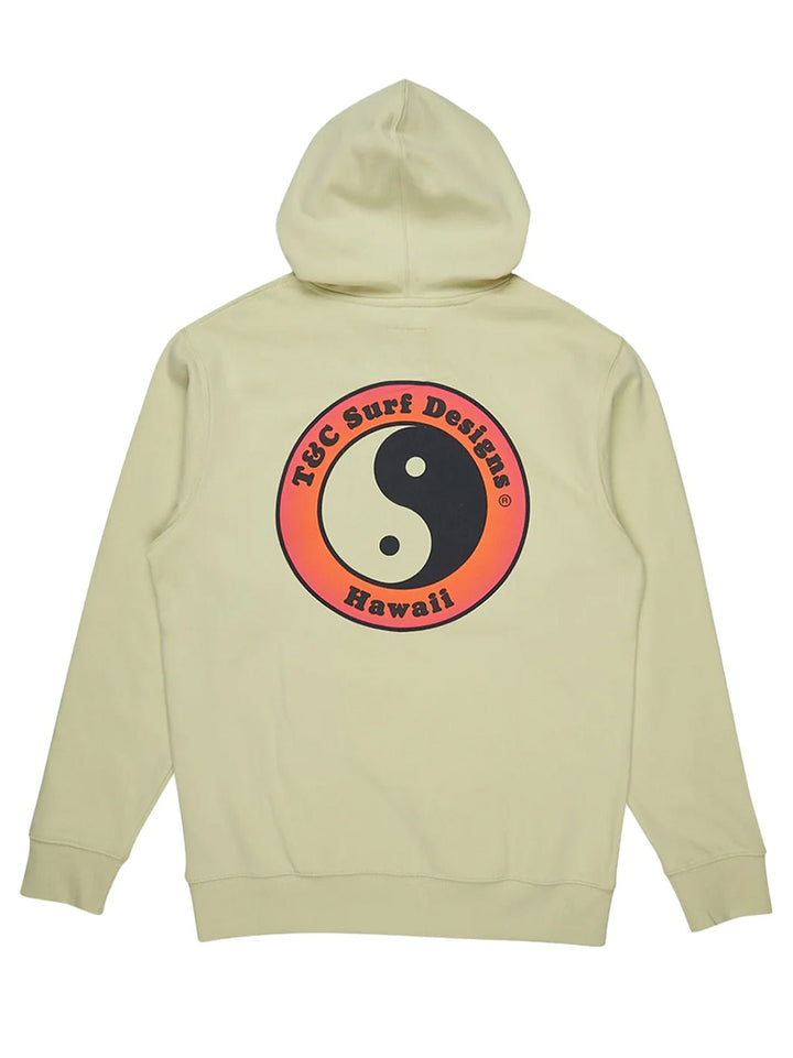 T&C Surf Designs Europe Yin Yang Hooded Sweatshirt, Used Sage / S