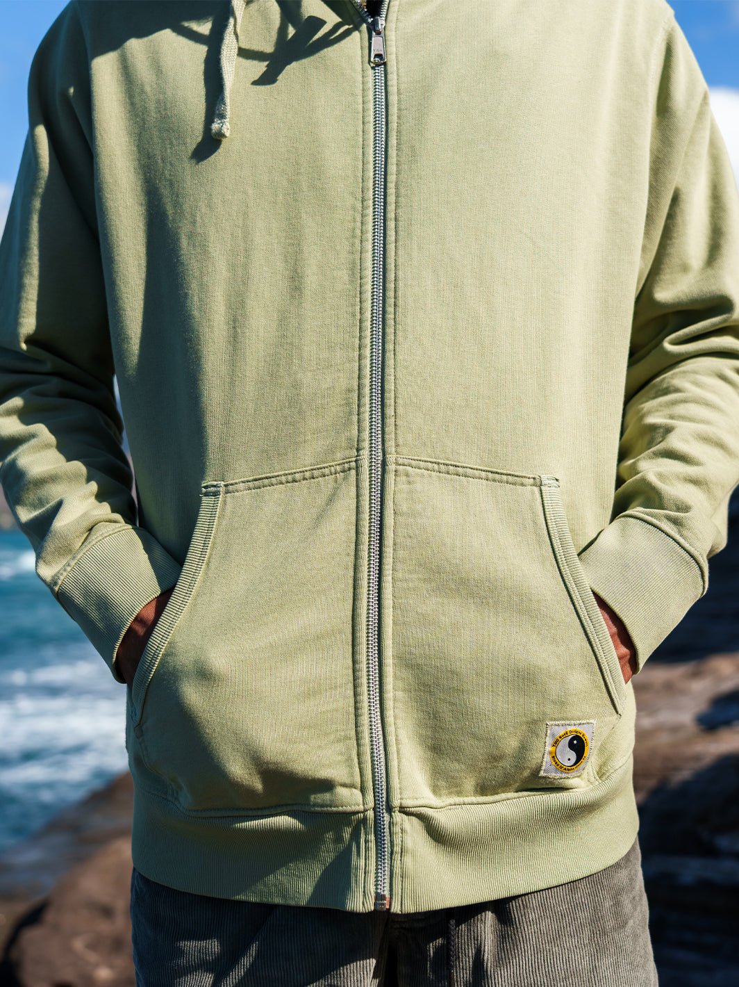 T&C Surf Europe Plain Zip Hoodie - T&C Surf Designs
