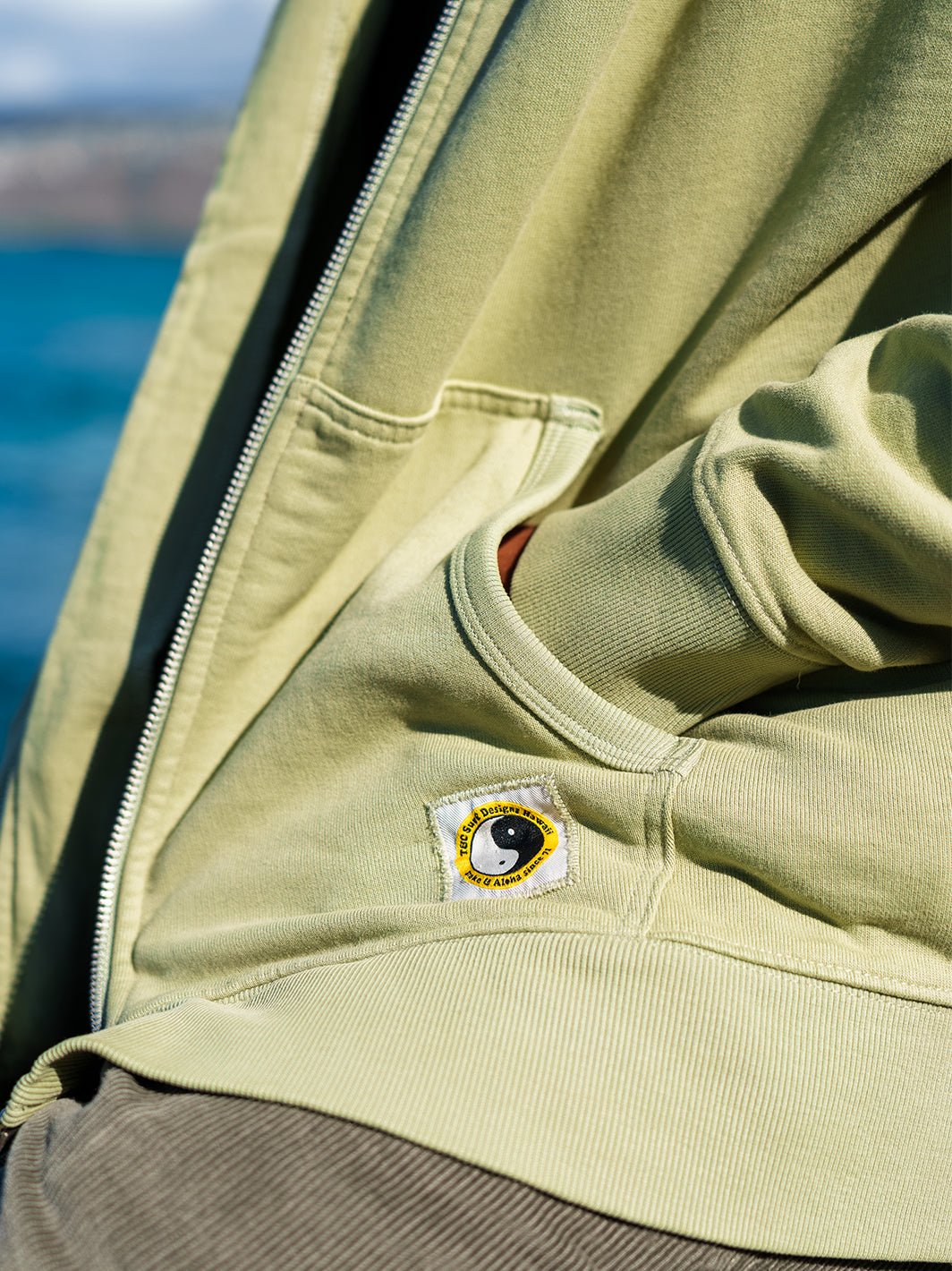 T&C Surf Europe Plain Zip Hoodie - T&C Surf Designs