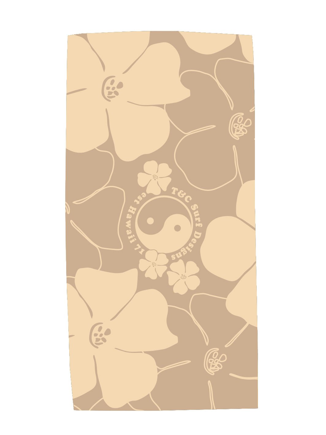 T&C Surf Designs Puakenikeni Love Microfiber Towel,