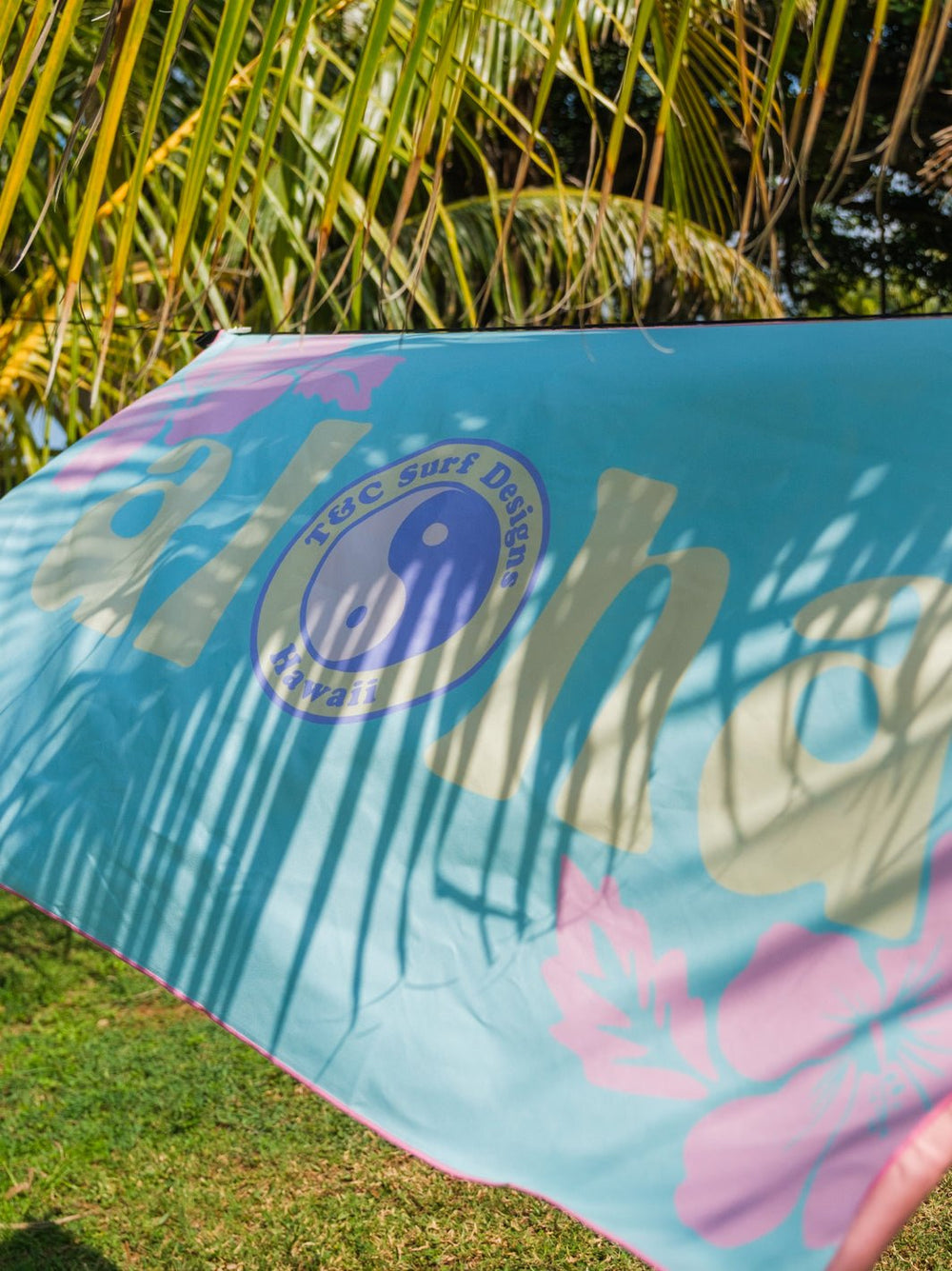 T&C Surf Designs Hibiscus Band Microfiber Towel,