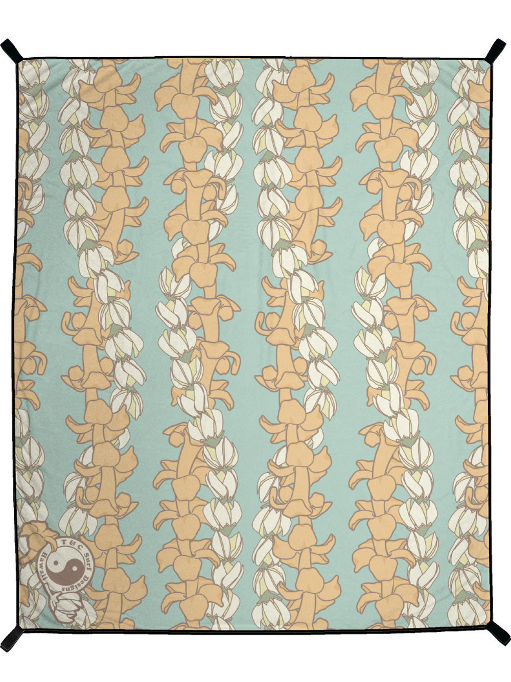 T&C Surf Designs Lei Twist Microfiber Towel Blanket,