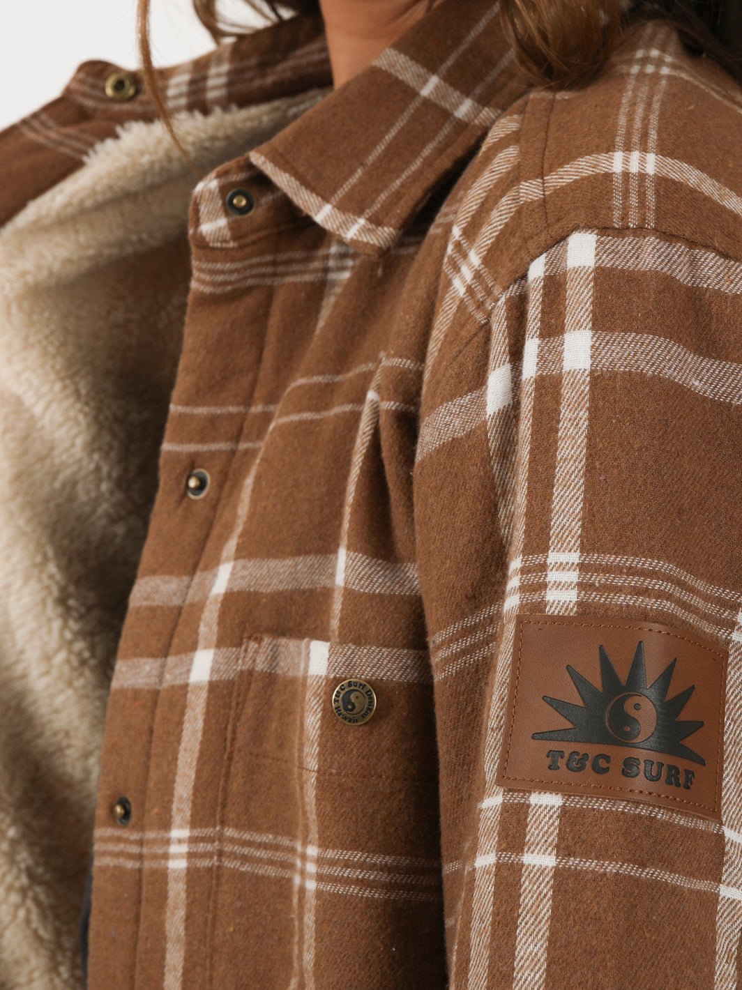 Australia Canyon Sherpa Shacket - T&C Surf Designs