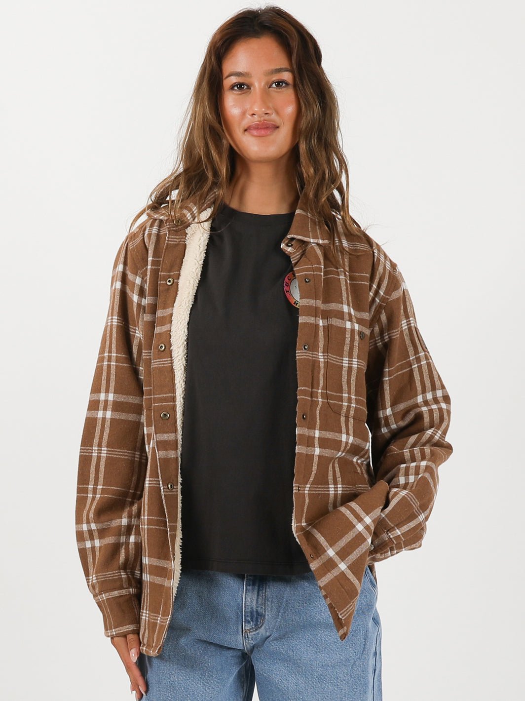 Australia Canyon Sherpa Shacket - T&C Surf Designs