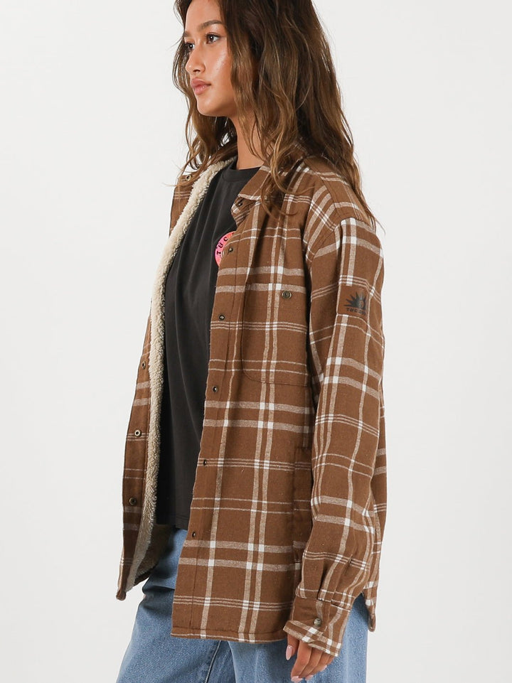 Australia Canyon Sherpa Shacket - T&C Surf Designs