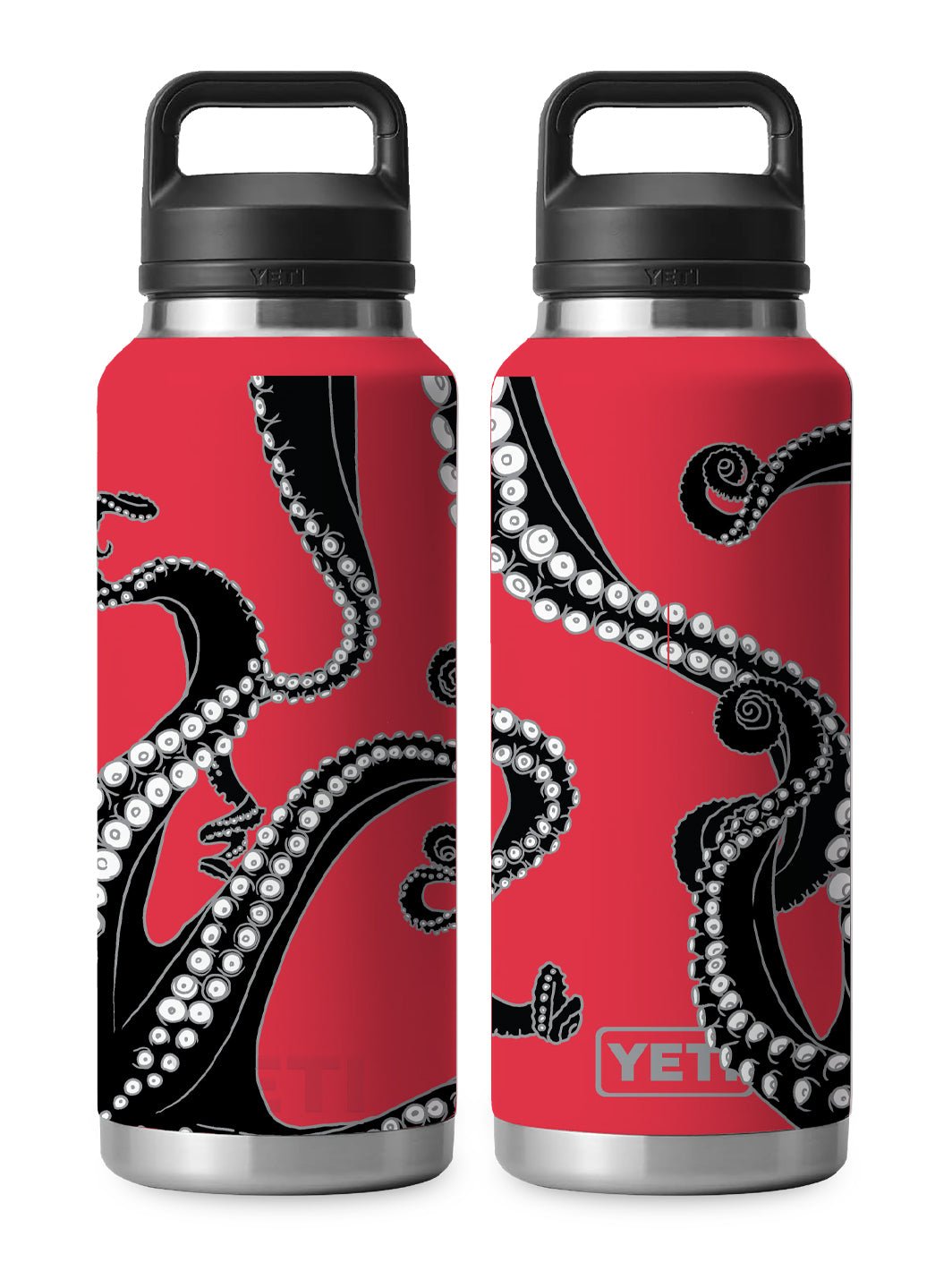 T&C Surf Designs T&C Surf 46 oz Takoyaki Rambler Yeti Bottle with Chug Cap, Rescue Red