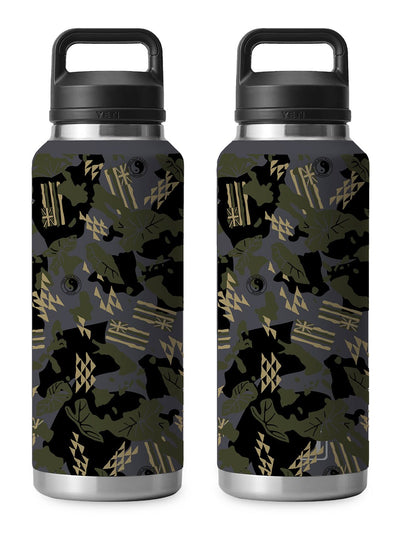 T&C Surf Designs T&C Surf 46 oz Camo Kalo Rambler Yeti Bottle with Chug Cap, Charcoal