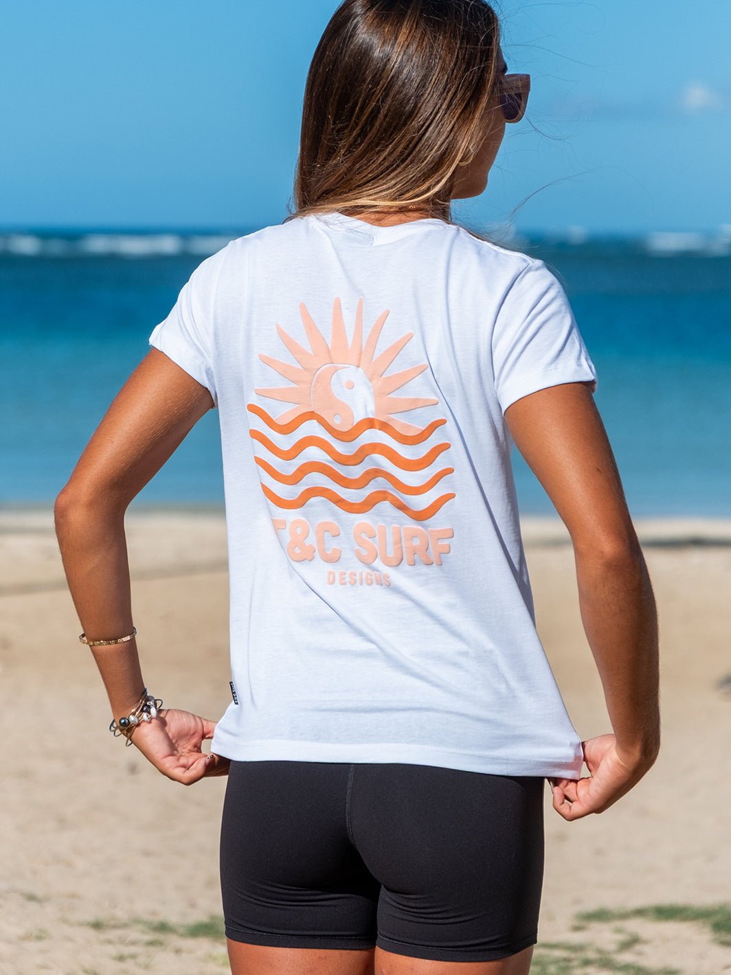 Australia Sunset Puff Tee - T&C Surf Designs