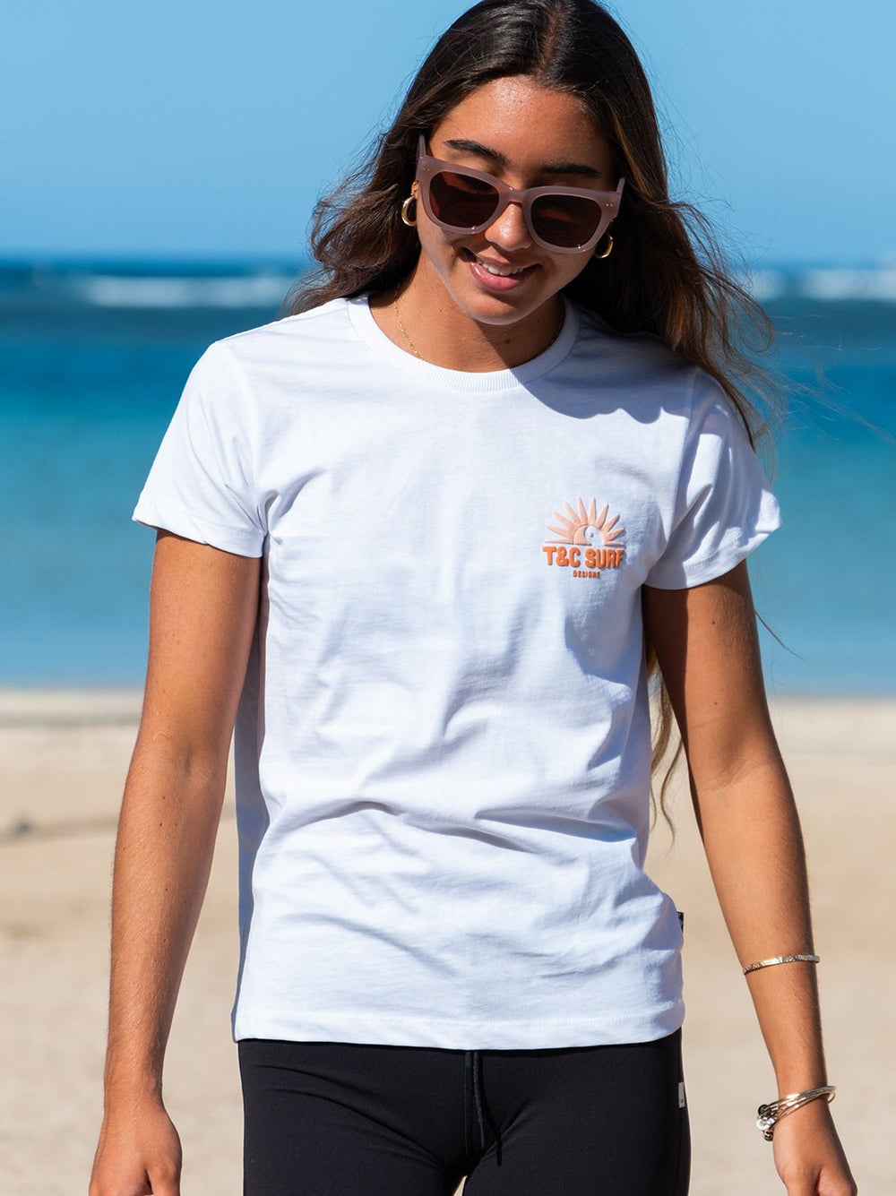 Australia Sunset Puff Tee - T&C Surf Designs