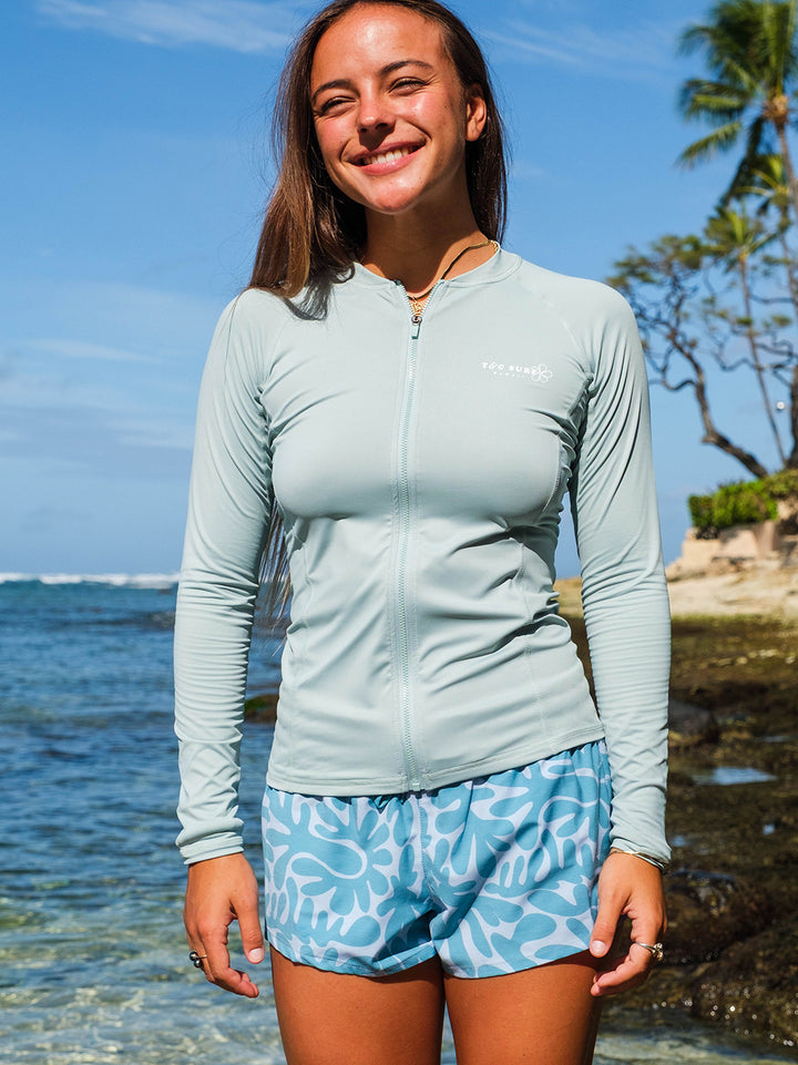 Vera Zip Long Sleeve Lycra Rashguard