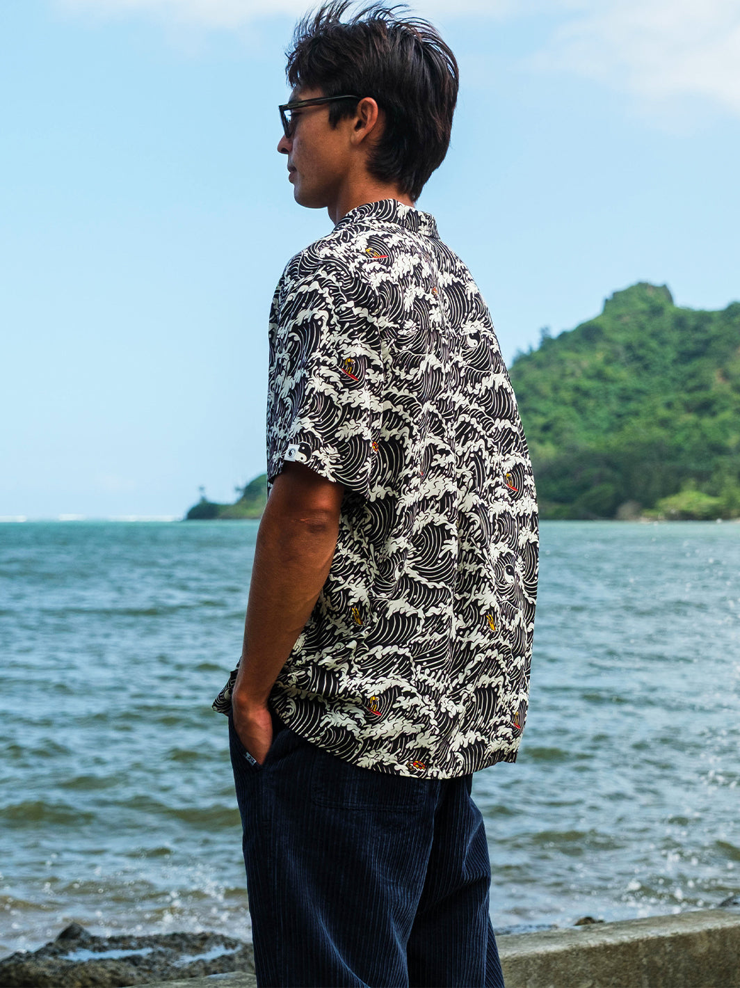 T&C Surf Designs Europe Fatigue Aloha Shirt,
