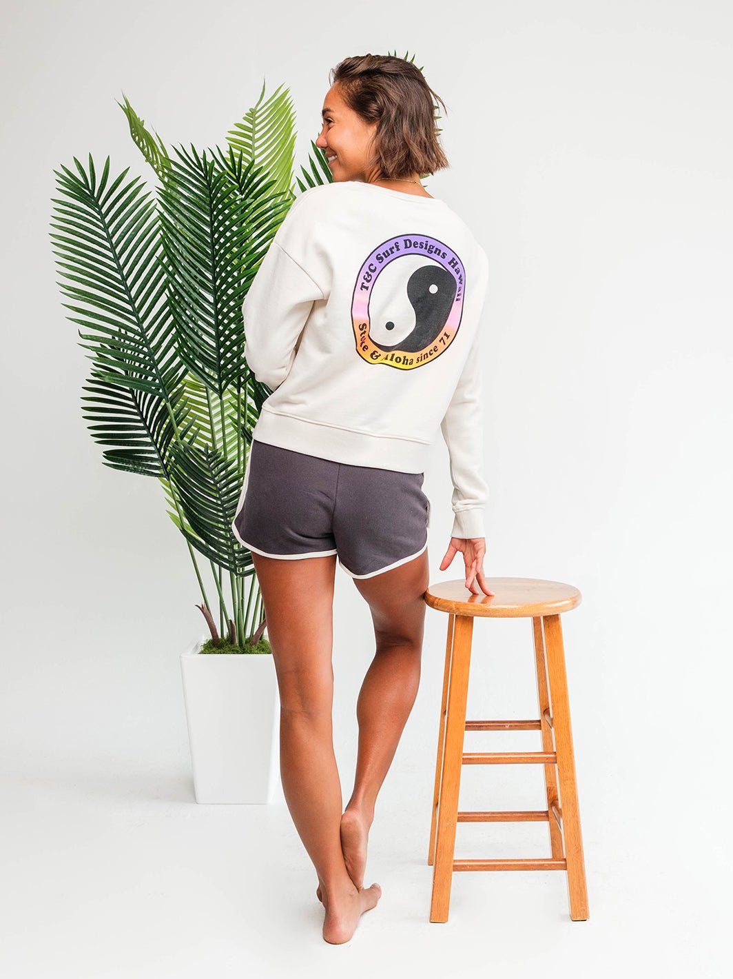 Europe Yin Yang 71 Crew Sweatshirt - T&C Surf Designs